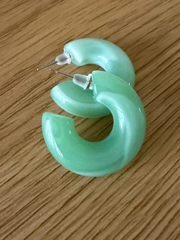 Brincos verde menta – photo 3